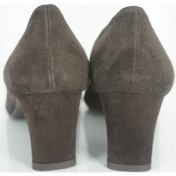Stuart Weitzman brown Suede Bandexsvelt Pointed Toe Heel Pumps Size 7 New $385 - Picture 7 of 11